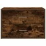 Armario con 2 cajones roble ahumado 60x31x40 cm de , Cajoneras - Ref: Foro24-858829, Precio: 53,11 €, Descuento: %