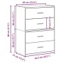 Armarios con 2 cajones 2 uds madera vieja 60x31x40 cm de , Cajoneras - Ref: Foro24-858836, Precio: 87,71 €, Descuento: %