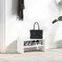 Zapatero apilable blanco 60x30x30,5 cm de , Zapateros y organizadores de calzado - Ref: Foro24-858857, Precio: 37,87 €, Descu...
