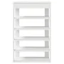 Mueble zapatero madera contrachapada blanco 60x30x98 cm de , Zapateros y organizadores de calzado - Ref: Foro24-859923, Preci...