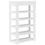 Mueble zapatero madera contrachapada blanco 60x30x98 cm de , Zapateros y organizadores de calzado - Ref: Foro24-859923, Preci...