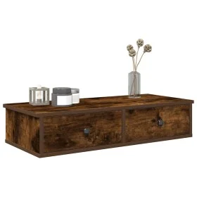 Estante de pared con cajones de madera contrachapada blanco by , Shelves and shelves - Ref: Foro24-859954, Price: 55,84 €, Di...