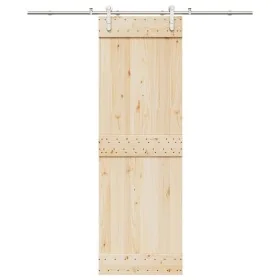 Kit de herrajes para puerta corredera 200 cm acero plateado by , Door items - Ref: Foro24-4009694, Price: 86,90 €, Discount: %