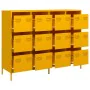 Aparador acero laminado en frío amarillo mostaza 135x39x103,5cm de , Aparadores - Ref: Foro24-3307176, Precio: 301,97 €, Desc...