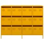 Aparador acero laminado en frío amarillo mostaza 135x39x103,5cm de , Aparadores - Ref: Foro24-3307176, Precio: 301,97 €, Desc...