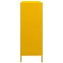 Aparador acero laminado en frío amarillo mostaza 135x39x103,5cm de , Aparadores - Ref: Foro24-3307176, Precio: 301,97 €, Desc...