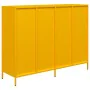Aparador acero laminado en frío amarillo mostaza 135x39x103,5cm de , Aparadores - Ref: Foro24-3307176, Precio: 301,97 €, Desc...