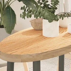 Tablero de mesa ovalado madera maciza de roble 80x40x4 cm by , Table tops - Ref: Foro24-4009041, Price: 66,01 €, Discount: %
