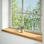 Alféizares de ventana 2 uds madera maciza roble marrón claro by , Marcos de ventanas - Ref: Foro24-4009152, Price: 140,94 €, ...