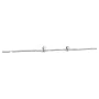 Kit de herrajes para puerta corredera 183 cm acero plateado by , Door items - Ref: Foro24-4009696, Price: 65,41 €, Discount: %