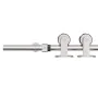 Kit de herrajes para puerta corredera 183 cm acero plateado by , Door items - Ref: Foro24-4009696, Price: 65,41 €, Discount: %