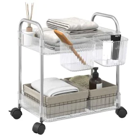 Carro de almacenamiento 2 niveles transparente 37x28x43,5 cm von , Lastenstapler - Ref: Foro24-4012376, Preis: 27,90 €, Rabat...