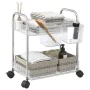 Carro de almacenamiento 2 niveles transparente 37x28x43,5 cm von , Lastenstapler - Ref: Foro24-4012376, Preis: 27,90 €, Rabat...
