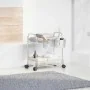 Carro de almacenamiento 2 niveles transparente 37x28x43,5 cm von , Lastenstapler - Ref: Foro24-4012376, Preis: 27,90 €, Rabat...
