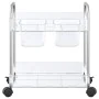 Carro de almacenamiento 2 niveles transparente 37x28x43,5 cm von , Lastenstapler - Ref: Foro24-4012376, Preis: 27,90 €, Rabat...