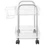 Carro de almacenamiento 2 niveles transparente 37x28x43,5 cm von , Lastenstapler - Ref: Foro24-4012376, Preis: 27,90 €, Rabat...