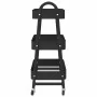 Carrito de almacenaje 3 niveles acero negro 42x41,5x77 cm de , Carretillas de carga - Ref: Foro24-4012381, Precio: 32,44 €, D...