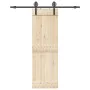 Kit de herrajes para puertas correderas acero negro 183 cm by , Door items - Ref: Foro24-4009724, Price: 51,40 €, Discount: %