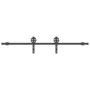 Kit de herrajes para puertas correderas acero negro 183 cm by , Door items - Ref: Foro24-4009724, Price: 51,40 €, Discount: %