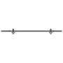 Kit de herrajes para puertas correderas acero negro 213,5 cm by , Door items - Ref: Foro24-4009707, Price: 79,09 €, Discount: %