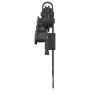 Kit de herrajes para puertas correderas acero negro 213,5 cm by , Door items - Ref: Foro24-4009705, Price: 81,93 €, Discount: %