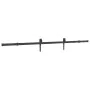Kit de herrajes para puertas correderas acero negro 213,5 cm by , Door items - Ref: Foro24-4009705, Price: 81,93 €, Discount: %