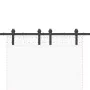Kit de herrajes para puertas correderas acero negro 200 cm by , Door items - Ref: Foro24-4009745, Price: 116,11 €, Discount: %