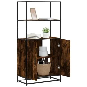 Aparador alto madera de ingeniería y metal 68x35x139 cm von , Sideboards - Ref: Foro24-849051, Preis: 99,73 €, Rabatt: %
