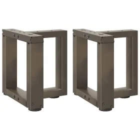 Patas de mesa centro forma T 2uds acero natural 30x25x(30-31)cm von , Tischbeine - Ref: Foro24-4013003, Preis: 71,18 €, Rabat...