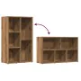 Estantería madera de ingeniería roble artisan 50x25x80 cm de , Librerías y estanterías - Ref: Foro24-855781, Precio: 45,35 €,...