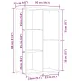 Estantería madera de ingeniería roble artisan 50x25x80 cm de , Librerías y estanterías - Ref: Foro24-855781, Precio: 45,35 €,...