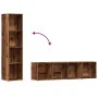 Estantería de madera ingeniería madera envejecida 36x30x143 cm de , Librerías y estanterías - Ref: Foro24-855776, Precio: 56,...