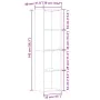 Estantería de madera ingeniería madera envejecida 36x30x143 cm de , Librerías y estanterías - Ref: Foro24-855776, Precio: 56,...