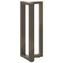 Patas mesa consola forma T 2 uds acero natural 25x28x(72-73) cm de , Patas para mesas - Ref: Foro24-4013043, Precio: 89,43 €,...