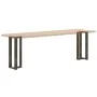 Patas mesa consola forma T 2 uds acero natural 25x28x(72-73) cm de , Patas para mesas - Ref: Foro24-4013043, Precio: 89,43 €,...
