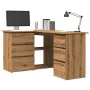 Escritorio de esquina madera contrachapada 145x100x76 cm de , Escritorios - Ref: Foro24-855963, Precio: 173,82 €, Descuento: %