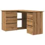 Escritorio de esquina madera contrachapada 145x100x76 cm de , Escritorios - Ref: Foro24-855963, Precio: 173,82 €, Descuento: %