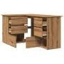Escritorio de esquina madera contrachapada 145x100x76 cm de , Escritorios - Ref: Foro24-855963, Precio: 173,82 €, Descuento: %