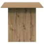 Mesa de comedor madera ingeniería roble artisan 180x90x76 cm by , Kitchen and dining tables - Ref: Foro24-855845, Price: 135,...