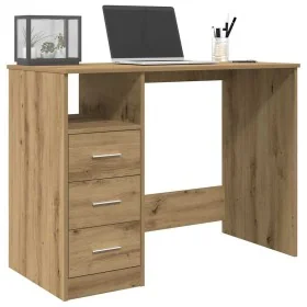 Escritorio de madera de ingeniería roble artisan 102x76x50 cm de , Escritorios - Ref: Foro24-855853, Precio: 103,04 €, Descue...