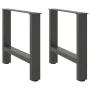 Patas de mesa de centro acero antracita 2 uds 50x(42-43) cm de , Patas para mesas - Ref: Foro24-4013282, Precio: 60,23 €, Des...