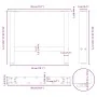 Patas de mesa de centro acero antracita 2 uds 50x(42-43) cm de , Patas para mesas - Ref: Foro24-4013282, Precio: 60,23 €, Des...