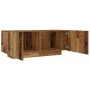 Mesita de noche madera contrachapada madera vieja 100x35x40 cm de , Mesitas de noche - Ref: Foro24-3329173, Precio: 89,29 €, ...
