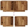 Mesita de noche madera contrachapada madera vieja 100x35x40 cm de , Mesitas de noche - Ref: Foro24-3329173, Precio: 89,29 €, ...
