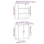Aparador con armario de pared madera antigua madera ingeniería de , Aparadores - Ref: Foro24-3329223, Precio: 133,39 €, Descu...