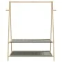 Perchero con estantes bambú 132x45,5x150,5 cm de , Organizadores de vestidores y perchas de barra - Ref: Foro24-4008914, Prec...