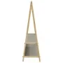 Perchero con estantes bambú 132x45,5x150,5 cm de , Organizadores de vestidores y perchas de barra - Ref: Foro24-4008914, Prec...
