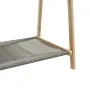 Perchero con estantes bambú 132x45,5x150,5 cm de , Organizadores de vestidores y perchas de barra - Ref: Foro24-4008914, Prec...