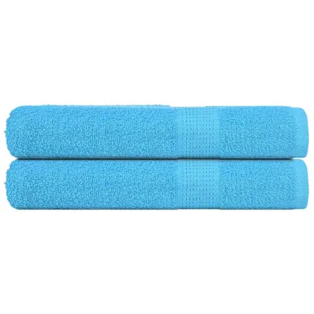 Toallas de sauna 2 uds 100% algodón turquesa 80x200 cm 360 gsm de , Toallas - Ref: Foro24-136983, Precio: 32,85 €, Descuento: %