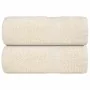 Toallas invitados 2 uds 100% algodón crema 30x50 cm 360 gsm de , Toallas - Ref: Foro24-136995, Precio: 12,51 €, Descuento: %